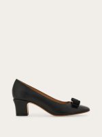 Ferragamo Vara bow block heel pump